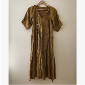 celestial skies midi dress